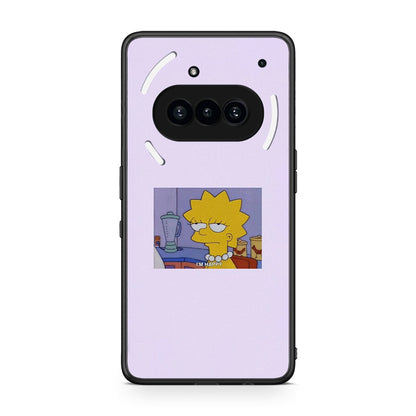 Nothing Phone 3a So Happy θήκη από τη Smartfits με σχέδιο στο πίσω μέρος και μαύρο περίβλημα | Smartphone case with colorful back and black bezels by Smartfits