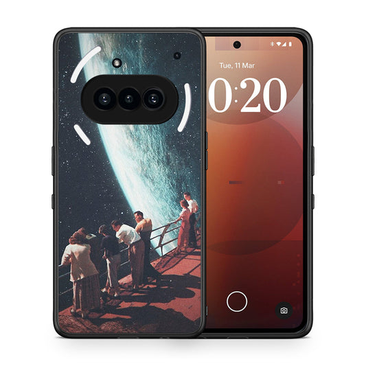 Θήκη Nothing Phone 3a Surreal View από τη Smartfits με σχέδιο στο πίσω μέρος και μαύρο περίβλημα | Nothing Phone 3a Surreal View case with colorful back and black bezels
