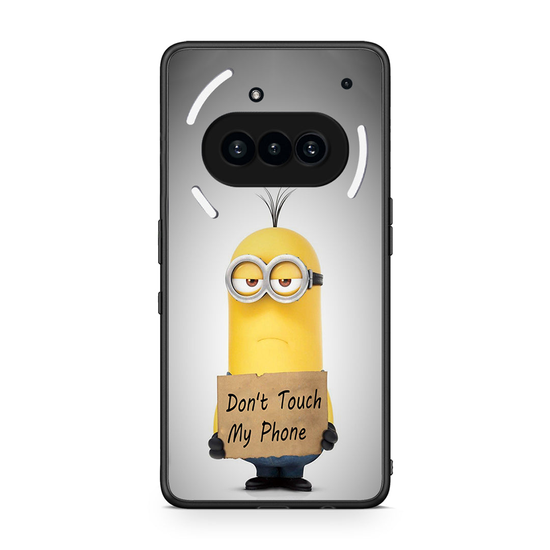 4 - Nothing Phone 3a Minion Text case, cover, bumper