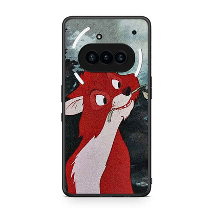Nothing Phone 3a Tod And Vixey Love 1 θήκη από τη Smartfits με σχέδιο στο πίσω μέρος και μαύρο περίβλημα | Smartphone case with colorful back and black bezels by Smartfits