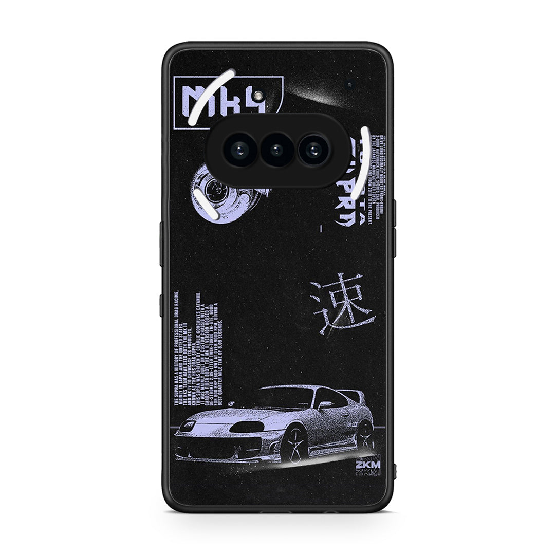 Nothing Phone 3a Tokyo Drift Θήκη Αγίου Βαλεντίνου από τη Smartfits με σχέδιο στο πίσω μέρος και μαύρο περίβλημα | Smartphone case with colorful back and black bezels by Smartfits