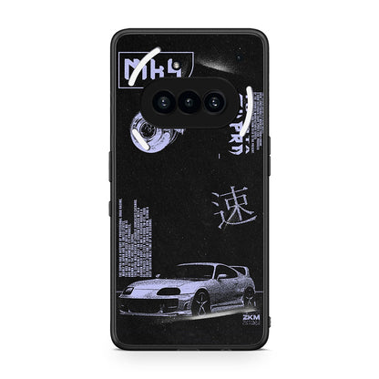 Nothing Phone 3a Tokyo Drift Θήκη Αγίου Βαλεντίνου από τη Smartfits με σχέδιο στο πίσω μέρος και μαύρο περίβλημα | Smartphone case with colorful back and black bezels by Smartfits