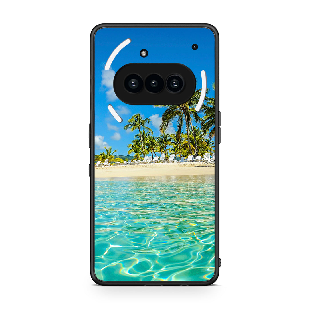 Nothing Phone 3a Tropical Vibes Θήκη από τη Smartfits με σχέδιο στο πίσω μέρος και μαύρο περίβλημα | Smartphone case with colorful back and black bezels by Smartfits