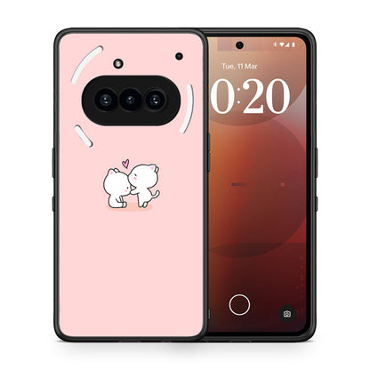 Θήκη Nothing Phone 3a Love Valentine από τη Smartfits με σχέδιο στο πίσω μέρος και μαύρο περίβλημα | Nothing Phone 3a Love Valentine case with colorful back and black bezels