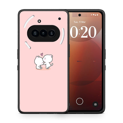 Θήκη Nothing Phone 3a Love Valentine από τη Smartfits με σχέδιο στο πίσω μέρος και μαύρο περίβλημα | Nothing Phone 3a Love Valentine case with colorful back and black bezels