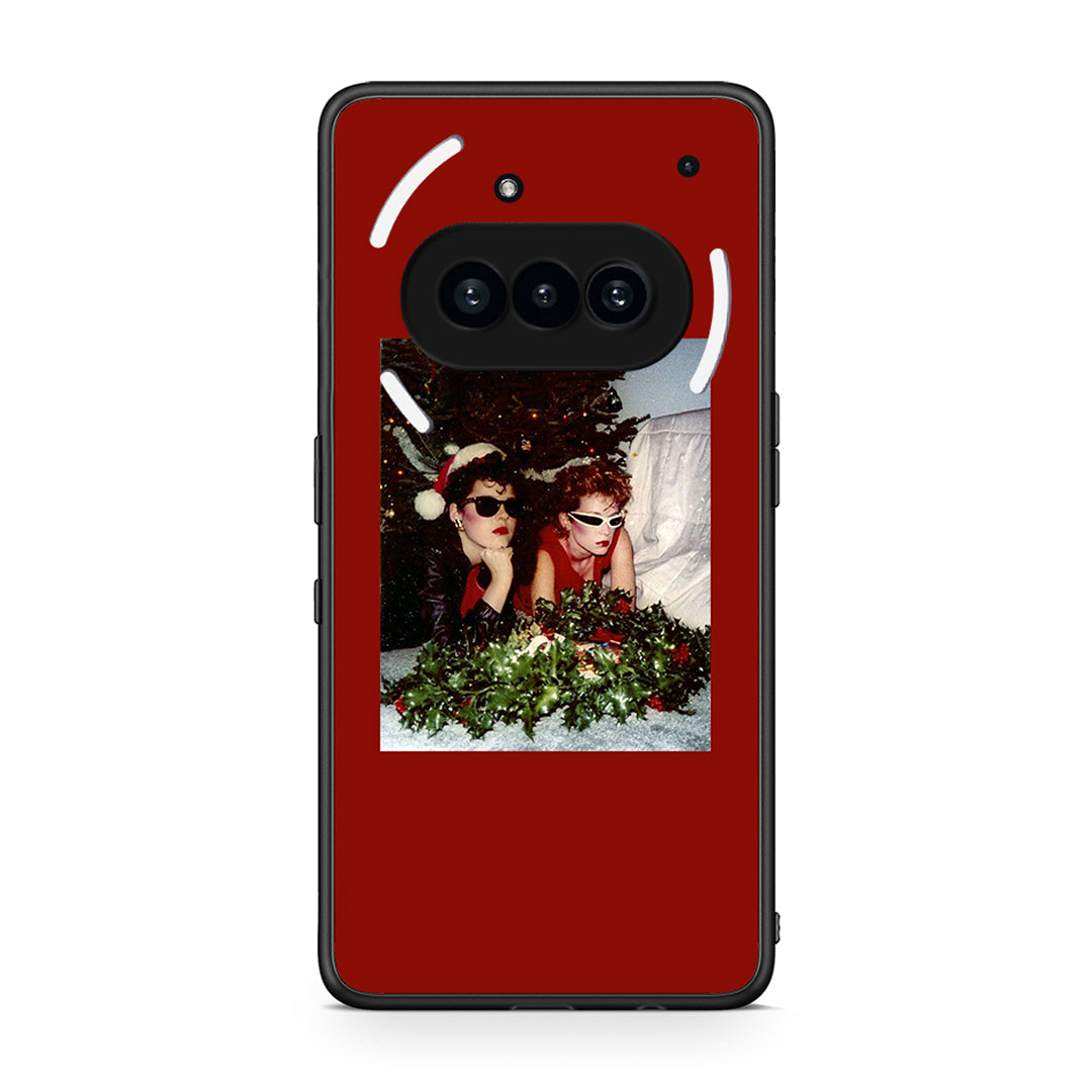 Nothing Phone 3a Waiting For Xmas θήκη από τη Smartfits με σχέδιο στο πίσω μέρος και μαύρο περίβλημα | Smartphone case with colorful back and black bezels by Smartfits