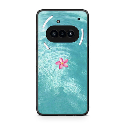 Nothing Phone 3a Water Flower Θήκη από τη Smartfits με σχέδιο στο πίσω μέρος και μαύρο περίβλημα | Smartphone case with colorful back and black bezels by Smartfits