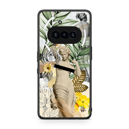 Nothing Phone 3a Woman Statue θήκη από τη Smartfits με σχέδιο στο πίσω μέρος και μαύρο περίβλημα | Smartphone case with colorful back and black bezels by Smartfits