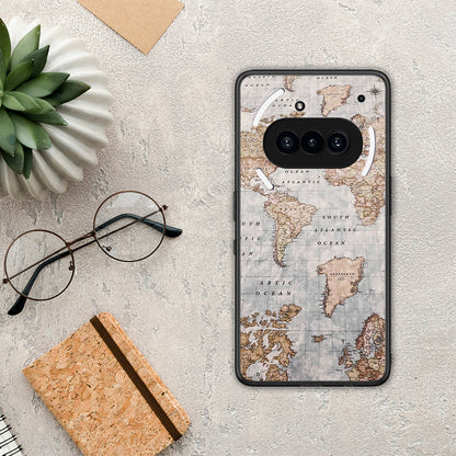 World Map - Nothing Phone 3a θήκη