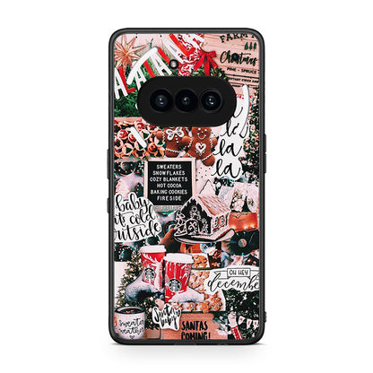Nothing Phone 3a Xmas Habbits θήκη από τη Smartfits με σχέδιο στο πίσω μέρος και μαύρο περίβλημα | Smartphone case with colorful back and black bezels by Smartfits