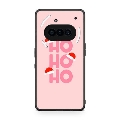 Nothing Phone 3a Xmas Ho Ho Ho θήκη από τη Smartfits με σχέδιο στο πίσω μέρος και μαύρο περίβλημα | Smartphone case with colorful back and black bezels by Smartfits