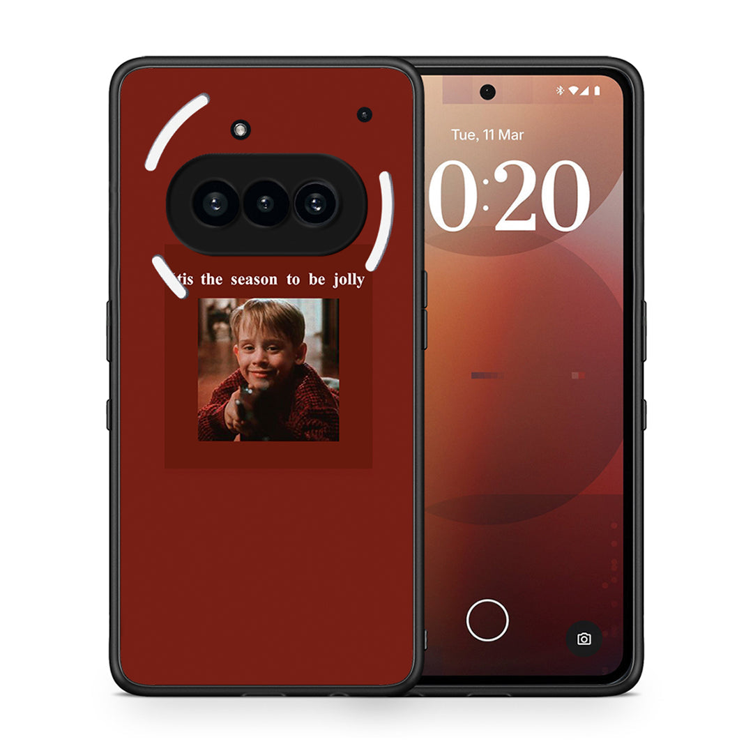 Θήκη Nothing Phone 3a Xmas Ultimate Spirit από τη Smartfits με σχέδιο στο πίσω μέρος και μαύρο περίβλημα | Nothing Phone 3a Xmas Ultimate Spirit case with colorful back and black bezels