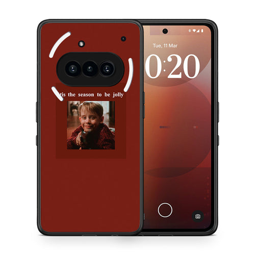 Θήκη Nothing Phone 3a Xmas Ultimate Spirit από τη Smartfits με σχέδιο στο πίσω μέρος και μαύρο περίβλημα | Nothing Phone 3a Xmas Ultimate Spirit case with colorful back and black bezels