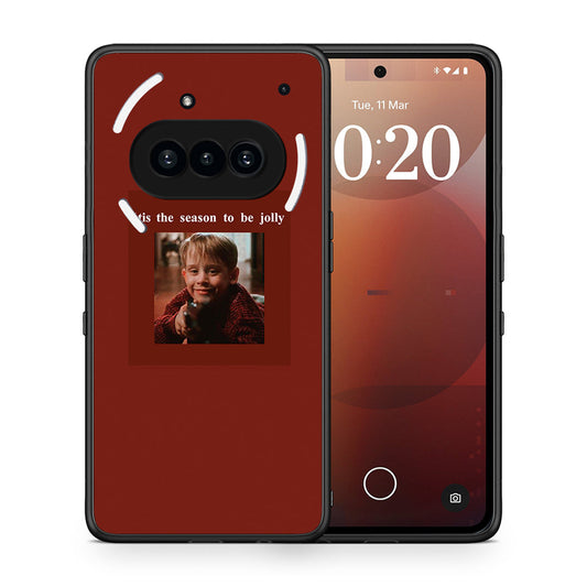 Θήκη Nothing Phone 3a Xmas Ultimate Spirit από τη Smartfits με σχέδιο στο πίσω μέρος και μαύρο περίβλημα | Nothing Phone 3a Xmas Ultimate Spirit case with colorful back and black bezels