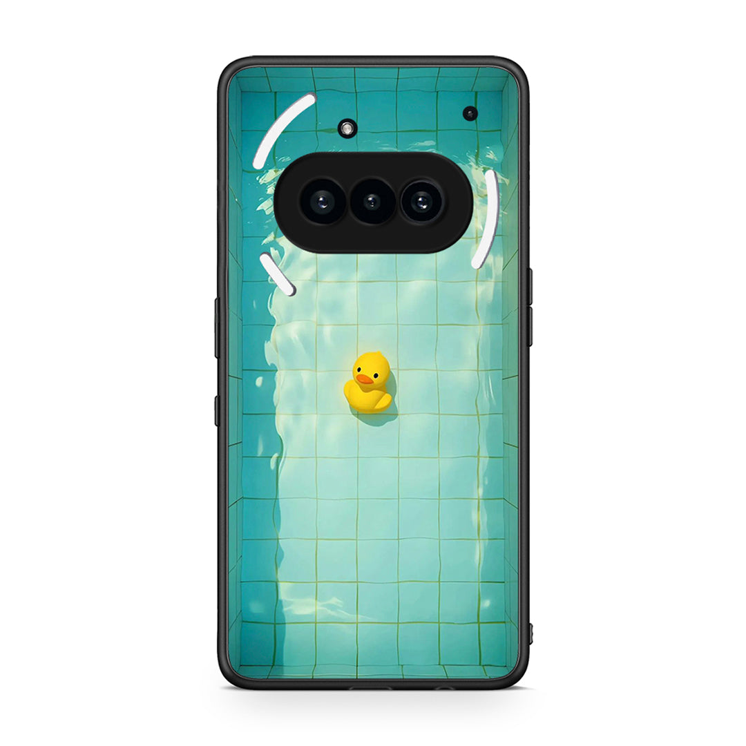 Nothing Phone 3a Yellow Duck θήκη από τη Smartfits με σχέδιο στο πίσω μέρος και μαύρο περίβλημα | Smartphone case with colorful back and black bezels by Smartfits