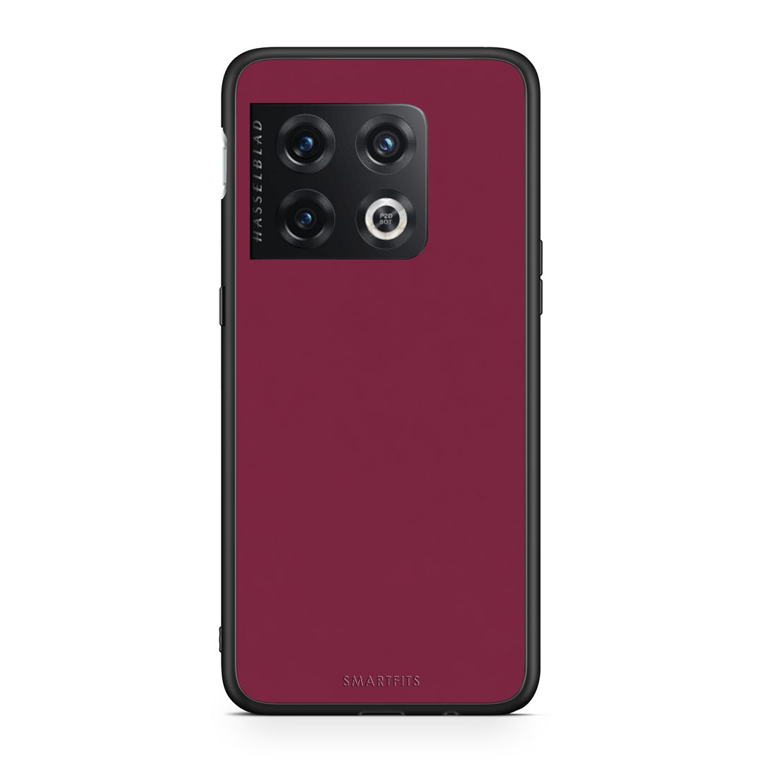 Θήκη OnePlus 10 Pro Burgundy από τη Smartfits με σχέδιο στο πίσω μέρος και μαύρο περίβλημα | OnePlus 10 Pro Burgundy case with colorful back and black bezels