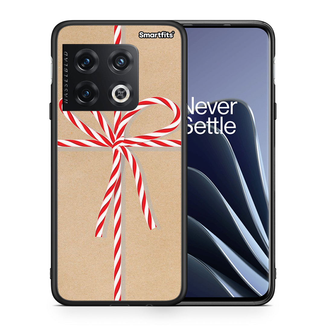 Θήκη OnePlus 10 Pro Christmas Gift από τη Smartfits με σχέδιο στο πίσω μέρος και μαύρο περίβλημα | OnePlus 10 Pro Christmas Gift case with colorful back and black bezels