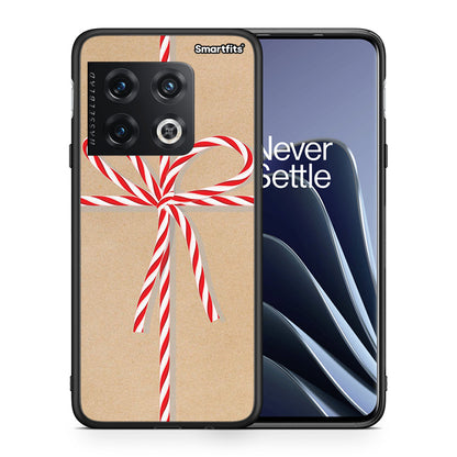 Θήκη OnePlus 10 Pro Christmas Gift από τη Smartfits με σχέδιο στο πίσω μέρος και μαύρο περίβλημα | OnePlus 10 Pro Christmas Gift case with colorful back and black bezels