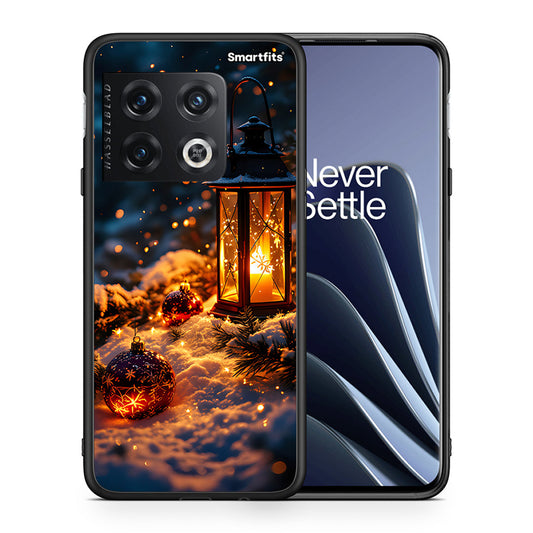Θήκη OnePlus 10 Pro Christmas Ornaments από τη Smartfits με σχέδιο στο πίσω μέρος και μαύρο περίβλημα | OnePlus 10 Pro Christmas Ornaments case with colorful back and black bezels