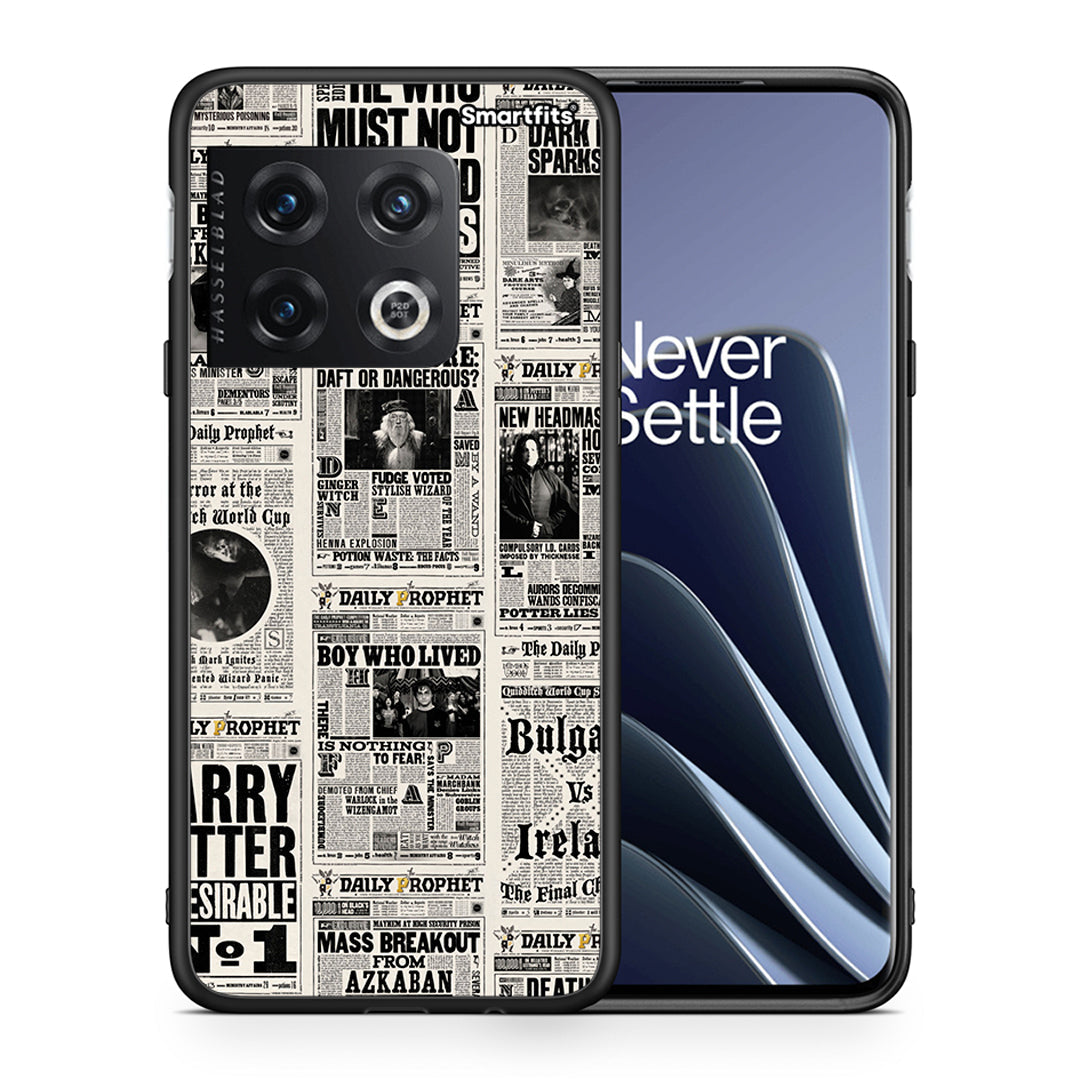 Θήκη OnePlus 10 Pro Harry Paper από τη Smartfits με σχέδιο στο πίσω μέρος και μαύρο περίβλημα | OnePlus 10 Pro Harry Paper case with colorful back and black bezels