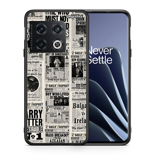 Θήκη OnePlus 10 Pro Harry Paper από τη Smartfits με σχέδιο στο πίσω μέρος και μαύρο περίβλημα | OnePlus 10 Pro Harry Paper case with colorful back and black bezels