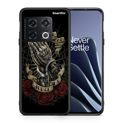 Θήκη OnePlus 10 Pro Judge By God από τη Smartfits με σχέδιο στο πίσω μέρος και μαύρο περίβλημα | OnePlus 10 Pro Judge By God case with colorful back and black bezels