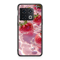 Thumbnail for OnePlus 10 Pro Juicy Strawberries θήκη από τη Smartfits με σχέδιο στο πίσω μέρος και μαύρο περίβλημα | Smartphone case with colorful back and black bezels by Smartfits
