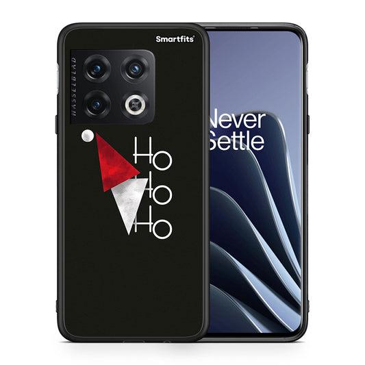 Θήκη OnePlus 10 Pro Minimal Christmas από τη Smartfits με σχέδιο στο πίσω μέρος και μαύρο περίβλημα | OnePlus 10 Pro Minimal Christmas case with colorful back and black bezels