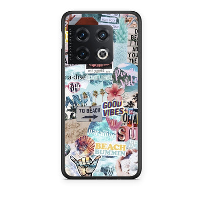 Θήκη OnePlus 10 Pro Summer Vibes από τη Smartfits με σχέδιο στο πίσω μέρος και μαύρο περίβλημα | OnePlus 10 Pro Summer Vibes case with colorful back and black bezels