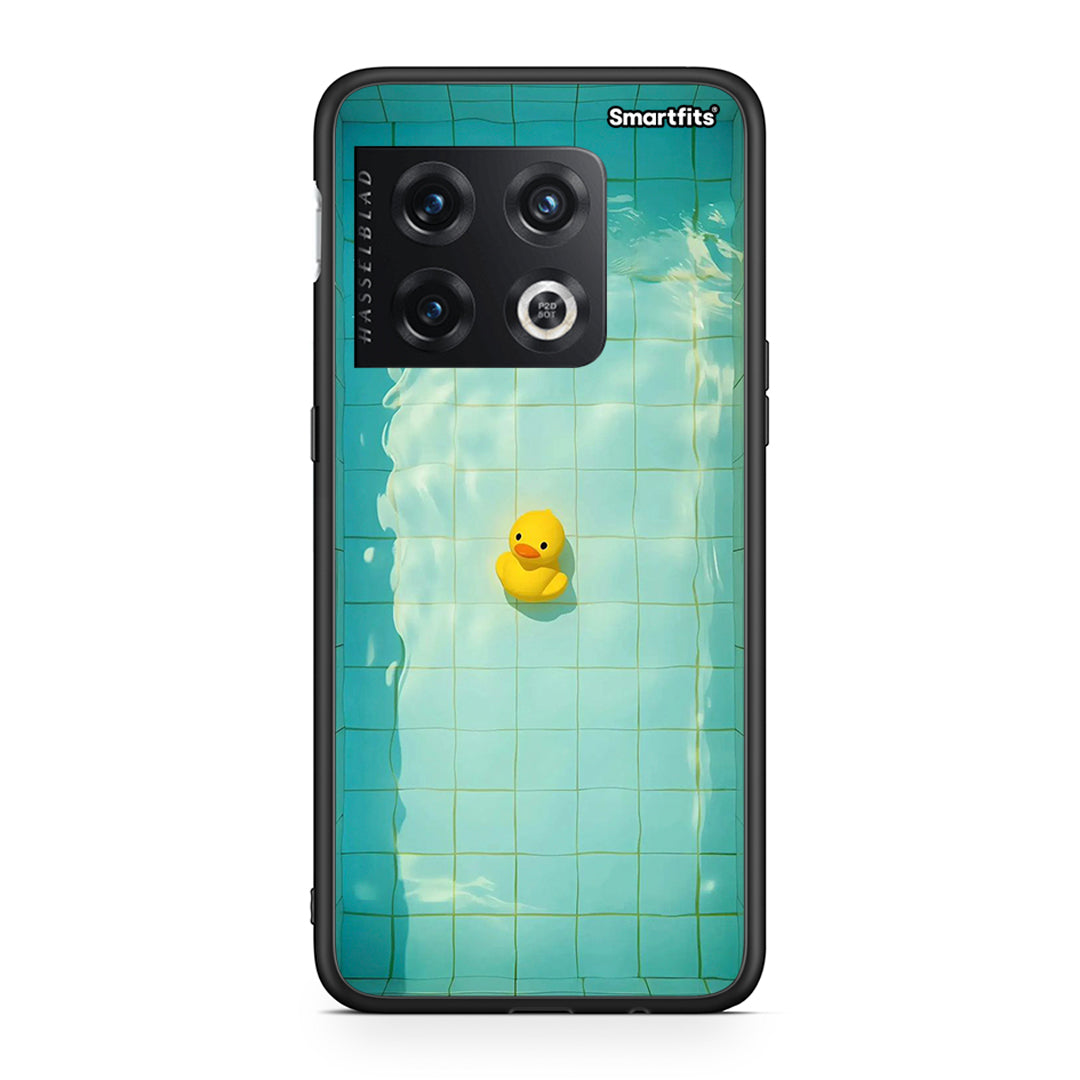 OnePlus 10 Pro Yellow Duck θήκη από τη Smartfits με σχέδιο στο πίσω μέρος και μαύρο περίβλημα | Smartphone case with colorful back and black bezels by Smartfits