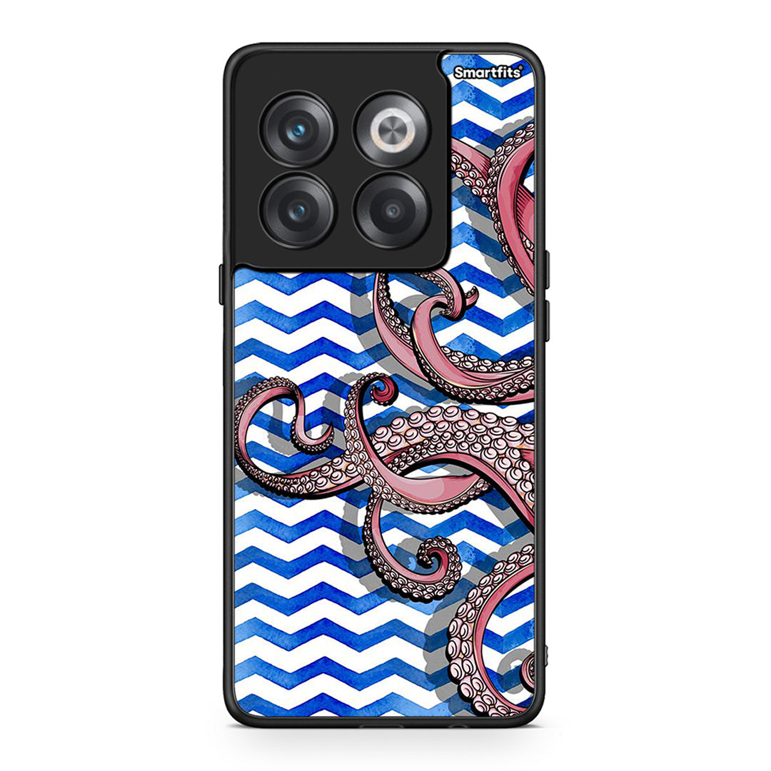 OnePlus 10T Chevron Devilfish θήκη από τη Smartfits με σχέδιο στο πίσω μέρος και μαύρο περίβλημα | Smartphone case with colorful back and black bezels by Smartfits