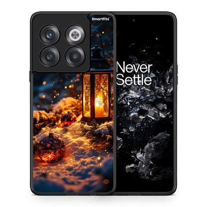 Θήκη OnePlus 10T Christmas Ornaments από τη Smartfits με σχέδιο στο πίσω μέρος και μαύρο περίβλημα | OnePlus 10T Christmas Ornaments case with colorful back and black bezels