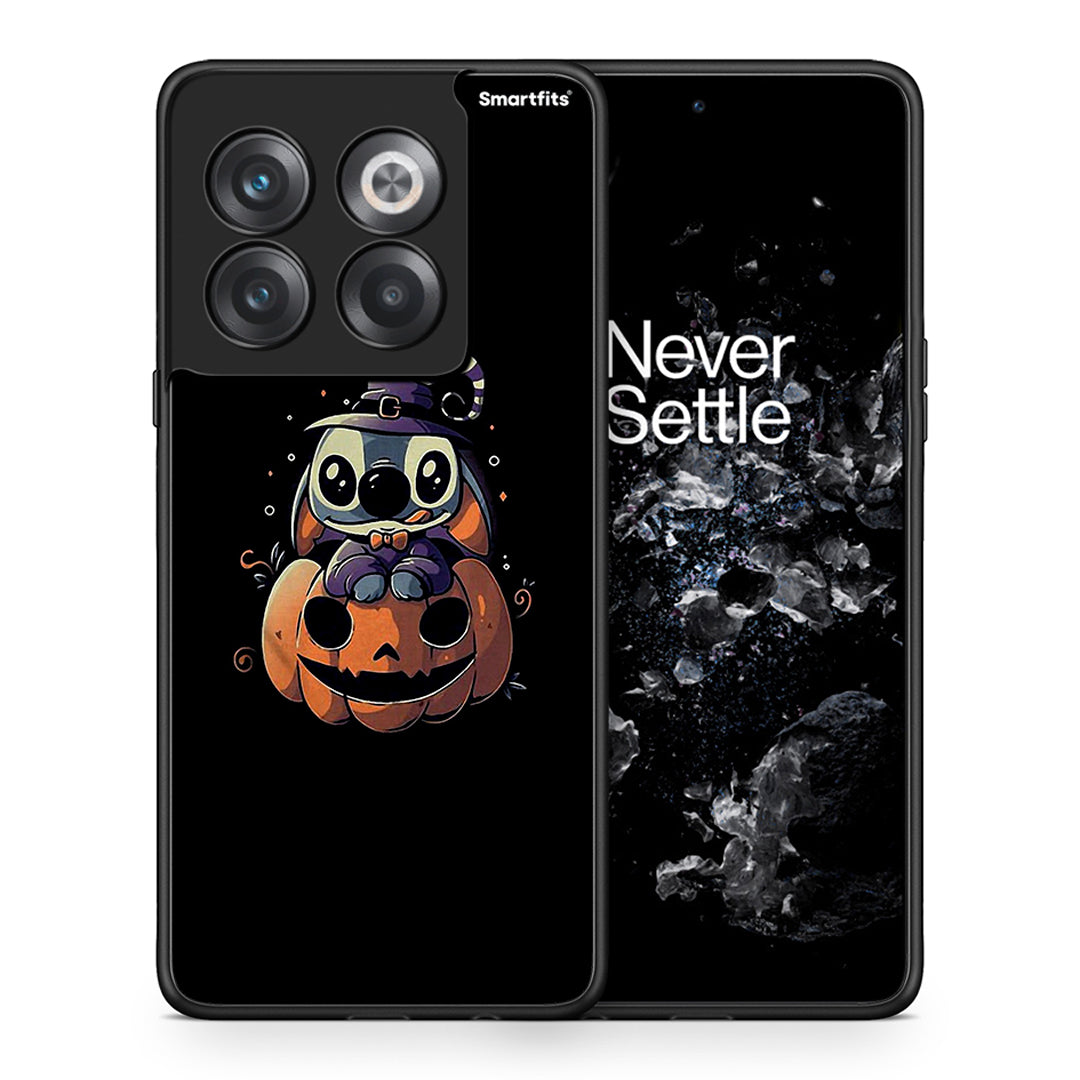 Θήκη OnePlus 10T Halloween Stitch από τη Smartfits με σχέδιο στο πίσω μέρος και μαύρο περίβλημα | OnePlus 10T Halloween Stitch case with colorful back and black bezels