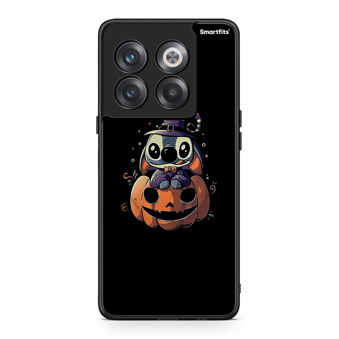 OnePlus 10T Halloween Stitch θήκη από τη Smartfits με σχέδιο στο πίσω μέρος και μαύρο περίβλημα | Smartphone case with colorful back and black bezels by Smartfits