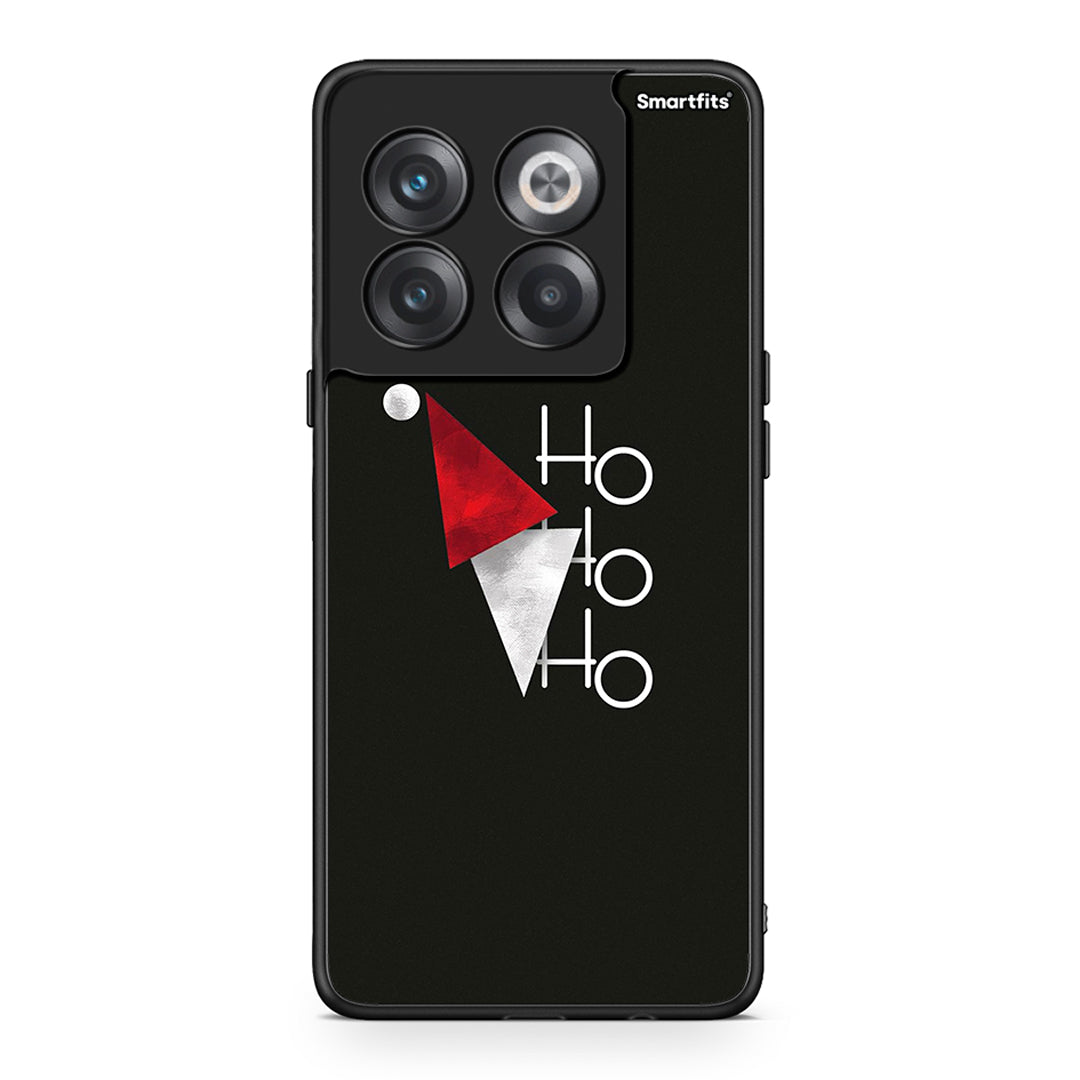 OnePlus 10T Minimal Christmas θήκη από τη Smartfits με σχέδιο στο πίσω μέρος και μαύρο περίβλημα | Smartphone case with colorful back and black bezels by Smartfits
