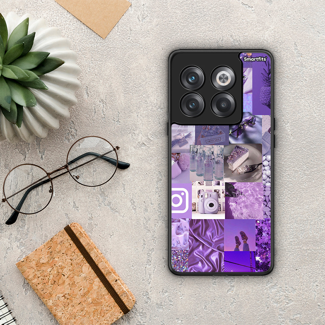 Purple Aesthetic Collage - OnePlus 10T θήκη