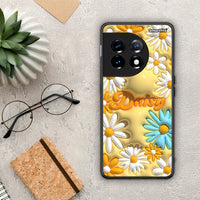 Thumbnail for Θήκη OnePlus 11 5G Bubble Daisies από τη Smartfits με σχέδιο στο πίσω μέρος και μαύρο περίβλημα | OnePlus 11 5G Bubble Daisies Case with Colorful Back and Black Bezels