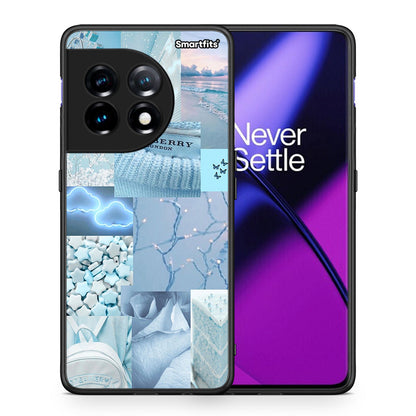 Θήκη OnePlus 11 5G Ciel Aesthetic Collage από τη Smartfits με σχέδιο στο πίσω μέρος και μαύρο περίβλημα | OnePlus 11 5G Ciel Aesthetic Collage Case with Colorful Back and Black Bezels