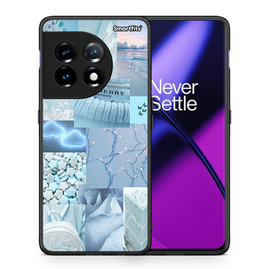 Θήκη OnePlus 11 5G Ciel Aesthetic Collage από τη Smartfits με σχέδιο στο πίσω μέρος και μαύρο περίβλημα | OnePlus 11 5G Ciel Aesthetic Collage Case with Colorful Back and Black Bezels