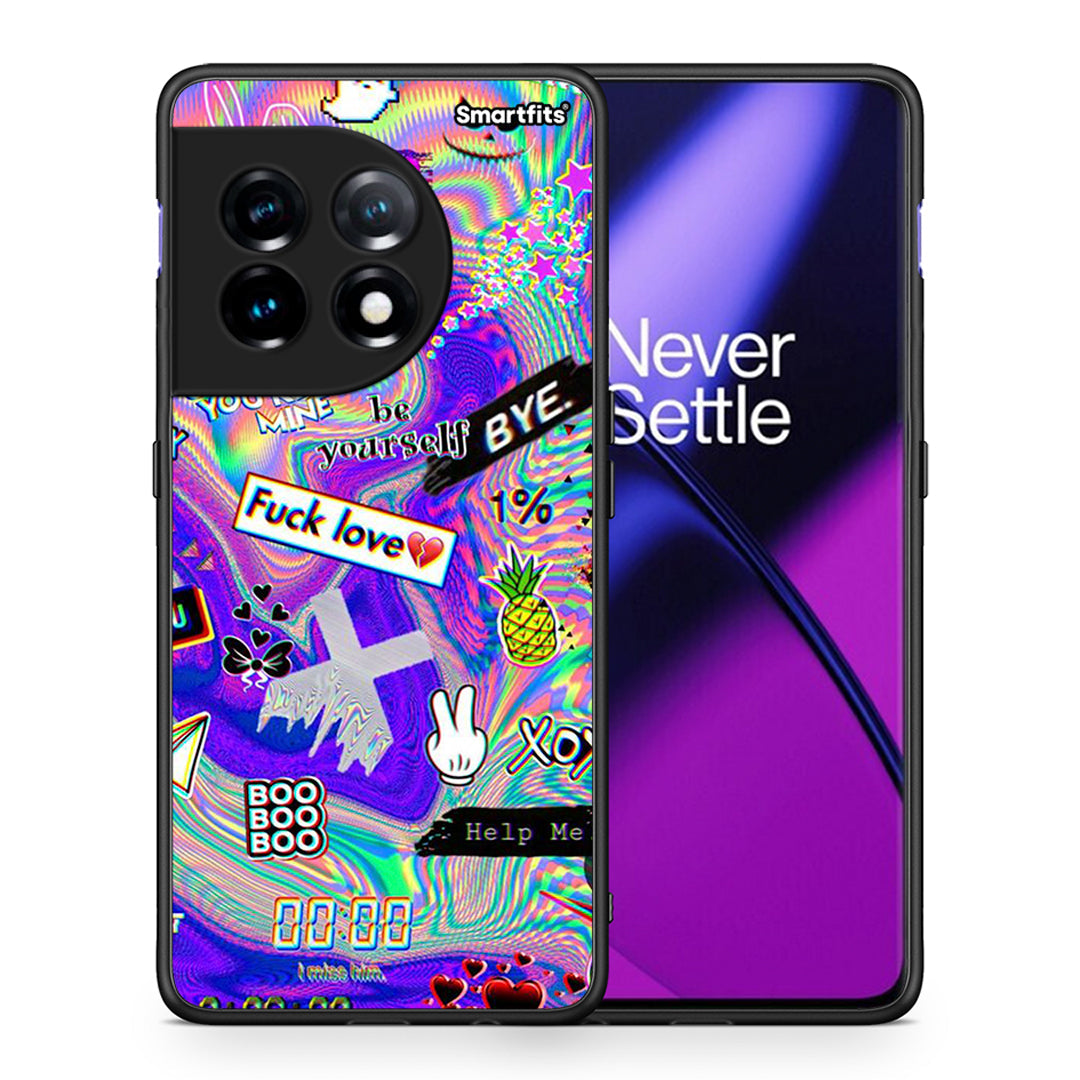 Θήκη OnePlus 11R / ACE 2 5G Game Over από τη Smartfits με σχέδιο στο πίσω μέρος και μαύρο περίβλημα | OnePlus 11R / ACE 2 5G Game Over Case with Colorful Back and Black Bezels