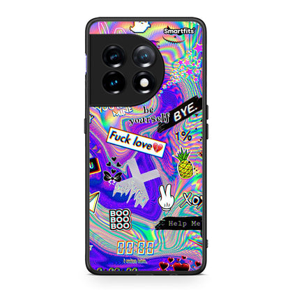 Θήκη OnePlus 11R / ACE 2 5G Game Over από τη Smartfits με σχέδιο στο πίσω μέρος και μαύρο περίβλημα | OnePlus 11R / ACE 2 5G Game Over Case with Colorful Back and Black Bezels
