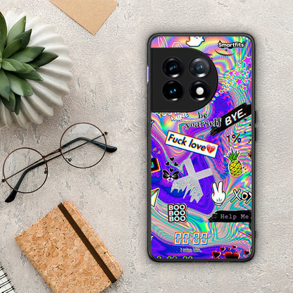 Θήκη OnePlus 11R / ACE 2 5G Game Over από τη Smartfits με σχέδιο στο πίσω μέρος και μαύρο περίβλημα | OnePlus 11R / ACE 2 5G Game Over Case with Colorful Back and Black Bezels
