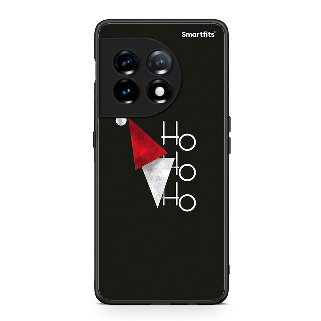 Θήκη OnePlus 11R / ACE 2 5G Minimal Christmas από τη Smartfits με σχέδιο στο πίσω μέρος και μαύρο περίβλημα | OnePlus 11R / ACE 2 5G Minimal Christmas Case with Colorful Back and Black Bezels