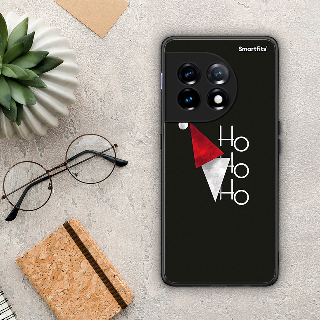 Θήκη OnePlus 11R / ACE 2 5G Minimal Christmas από τη Smartfits με σχέδιο στο πίσω μέρος και μαύρο περίβλημα | OnePlus 11R / ACE 2 5G Minimal Christmas Case with Colorful Back and Black Bezels