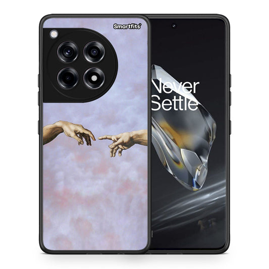 Θήκη OnePlus 12 Adam Hand από τη Smartfits με σχέδιο στο πίσω μέρος και μαύρο περίβλημα | OnePlus 12 Adam Hand case with colorful back and black bezels