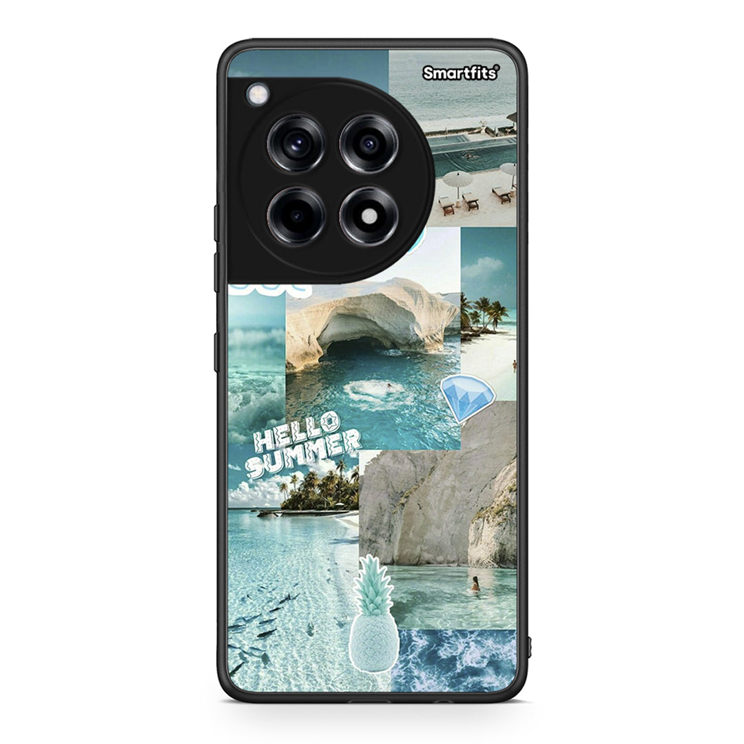 OnePlus 12 Aesthetic Summer Θήκη από τη Smartfits με σχέδιο στο πίσω μέρος και μαύρο περίβλημα | Smartphone case with colorful back and black bezels by Smartfits