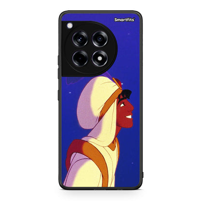 OnePlus 12 Alladin And Jasmine Love 1 θήκη από τη Smartfits με σχέδιο στο πίσω μέρος και μαύρο περίβλημα | Smartphone case with colorful back and black bezels by Smartfits
