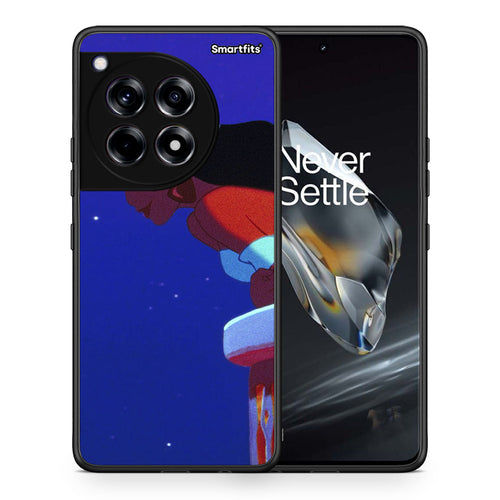 Θήκη OnePlus 12 Alladin And Jasmine Love 2 από τη Smartfits με σχέδιο στο πίσω μέρος και μαύρο περίβλημα | OnePlus 12 Alladin And Jasmine Love 2 case with colorful back and black bezels