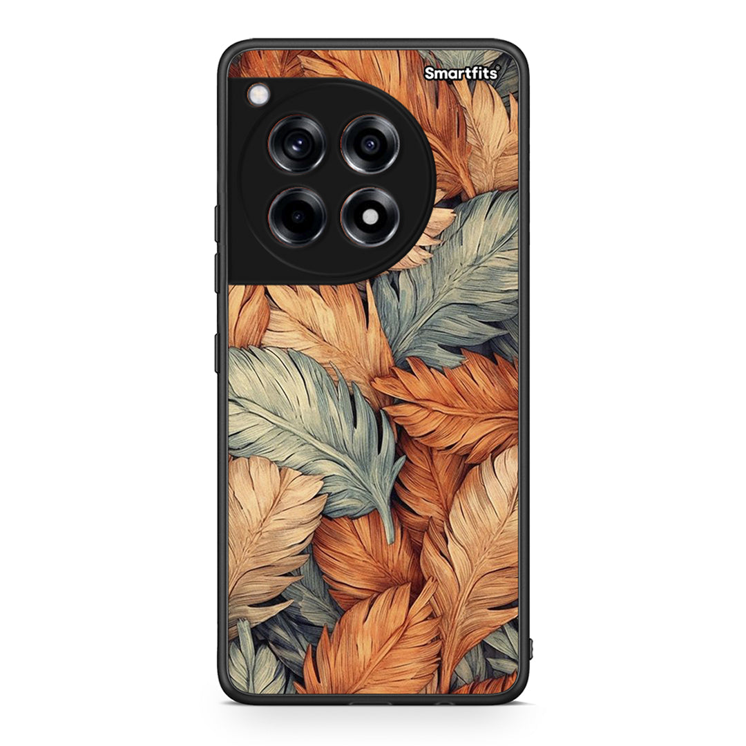 OnePlus 12 Autumn Leaves Θήκη από τη Smartfits με σχέδιο στο πίσω μέρος και μαύρο περίβλημα | Smartphone case with colorful back and black bezels by Smartfits