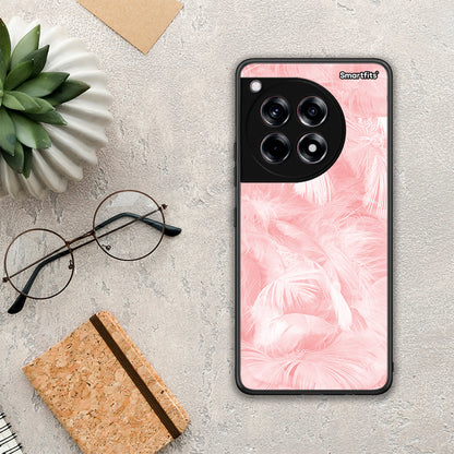 Boho Pink Feather - OnePlus 12 θήκη